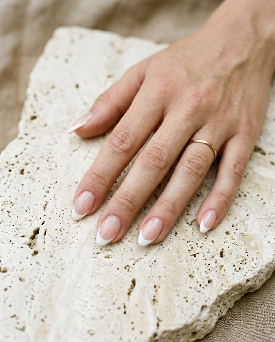Pose capsule américaine French : résultat après la pose, Maison Jolis Nails, Aix-en-Provence