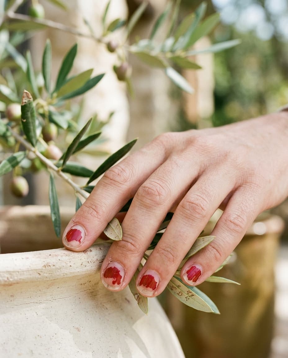 Cuticules sèches et vernis écaillé, avant