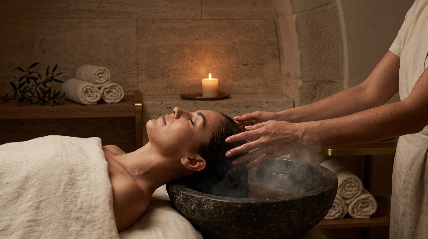 Head spa, le rituel